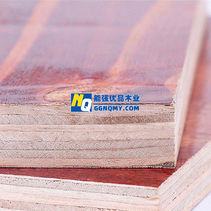 工地专用幼红板批发，耐用多层构筑模板销售